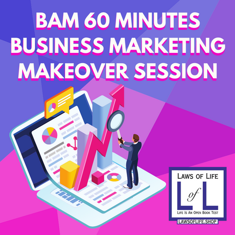 BAM 60 MINUTE BUSINESS MARKETING MAKEOVER SESSION